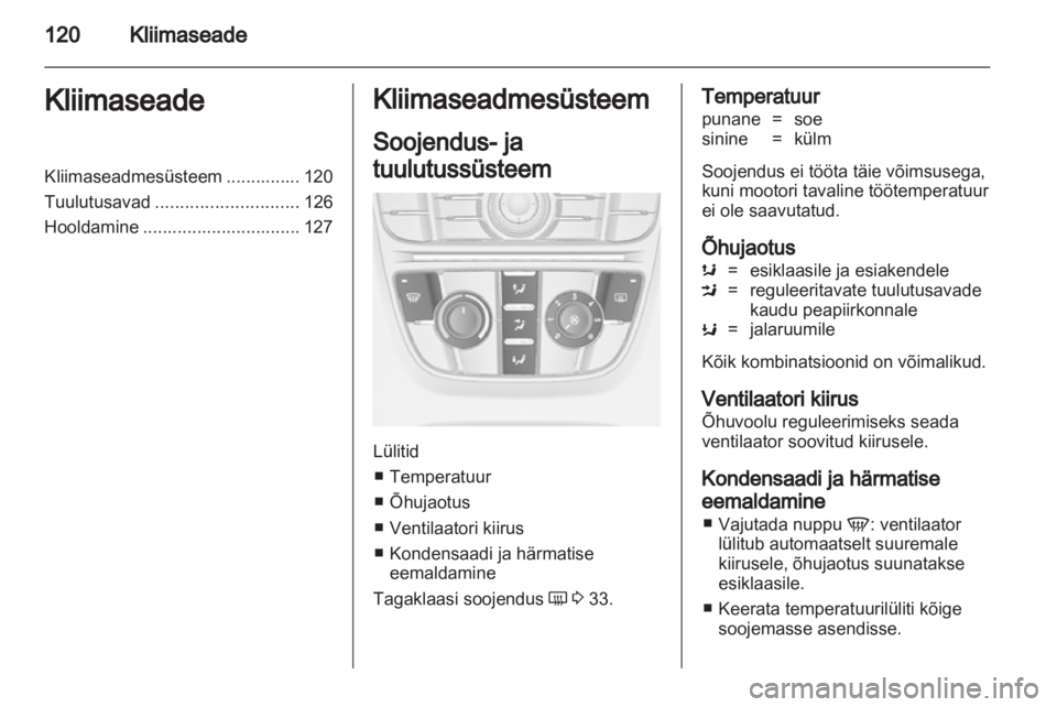 OPEL MERIVA 2013  Omaniku käsiraamat (in Estonian) 
