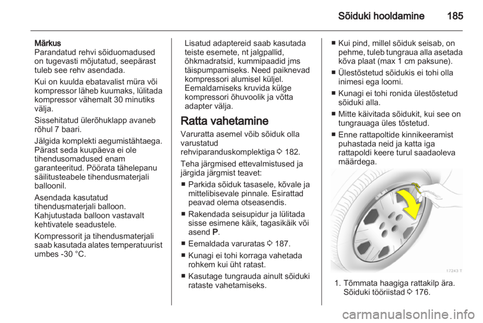 OPEL ZAFIRA 2011.5  Omaniku käsiraamat (in Estonian) 