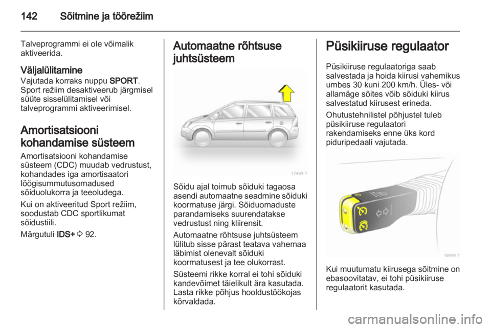 OPEL ZAFIRA 2012  Omaniku käsiraamat (in Estonian) 