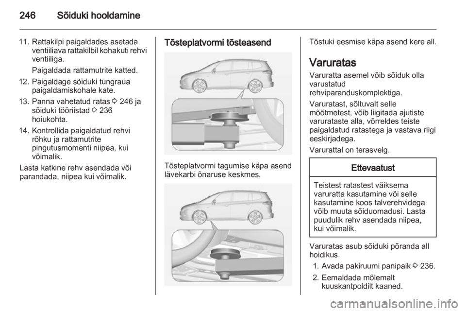 OPEL ZAFIRA TOURER 2013  Omaniku käsiraamat (in Estonian) 