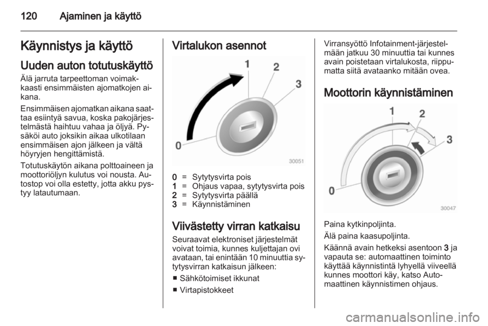 OPEL ADAM 2013.5  Ohjekirja (in Finnish) 
