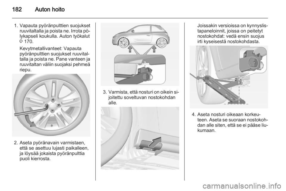 OPEL ADAM 2013.5  Ohjekirja (in Finnish) 