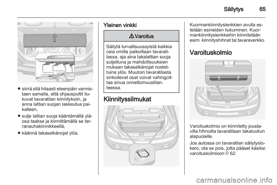 OPEL ADAM 2013.5  Ohjekirja (in Finnish) 