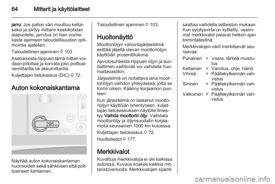 OPEL AMPERA 2012.5  Ohjekirja (in Finnish) 