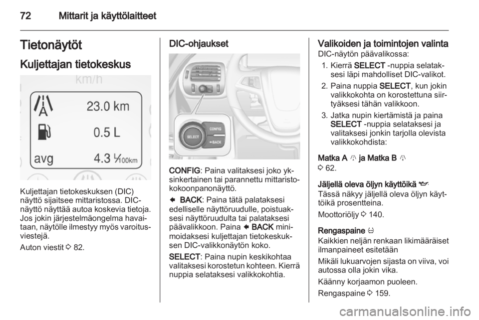 OPEL AMPERA 2012.5  Ohjekirja (in Finnish) 