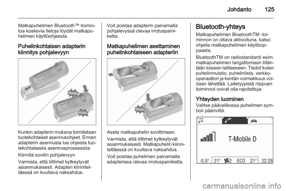 OPEL ANTARA 2012  Infotainment-ohjekirja (in Finnish) 