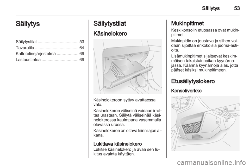 OPEL ANTARA 2012.5  Ohjekirja (in Finnish) 
