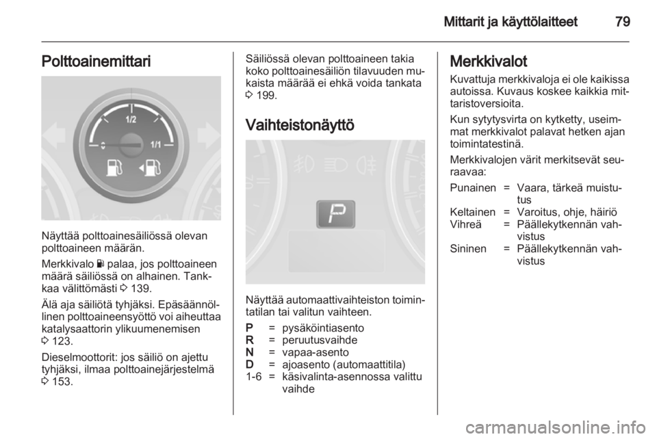 OPEL ANTARA 2012.5  Ohjekirja (in Finnish) 