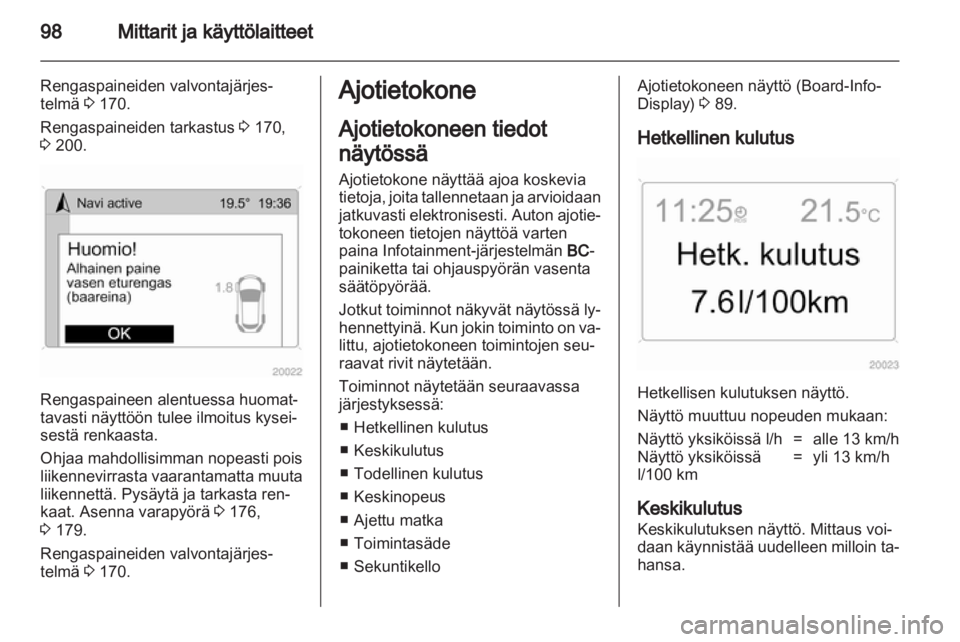 OPEL ANTARA 2012.5  Ohjekirja (in Finnish) 