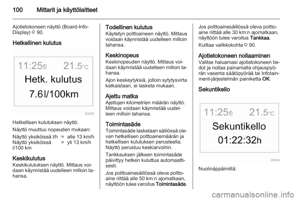 OPEL ANTARA 2013.5  Ohjekirja (in Finnish) 