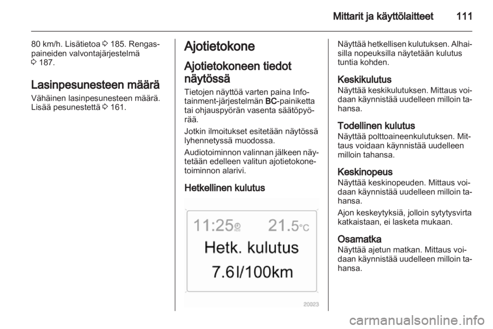OPEL ASTRA H 2012  Ohjekirja (in Finnish) 