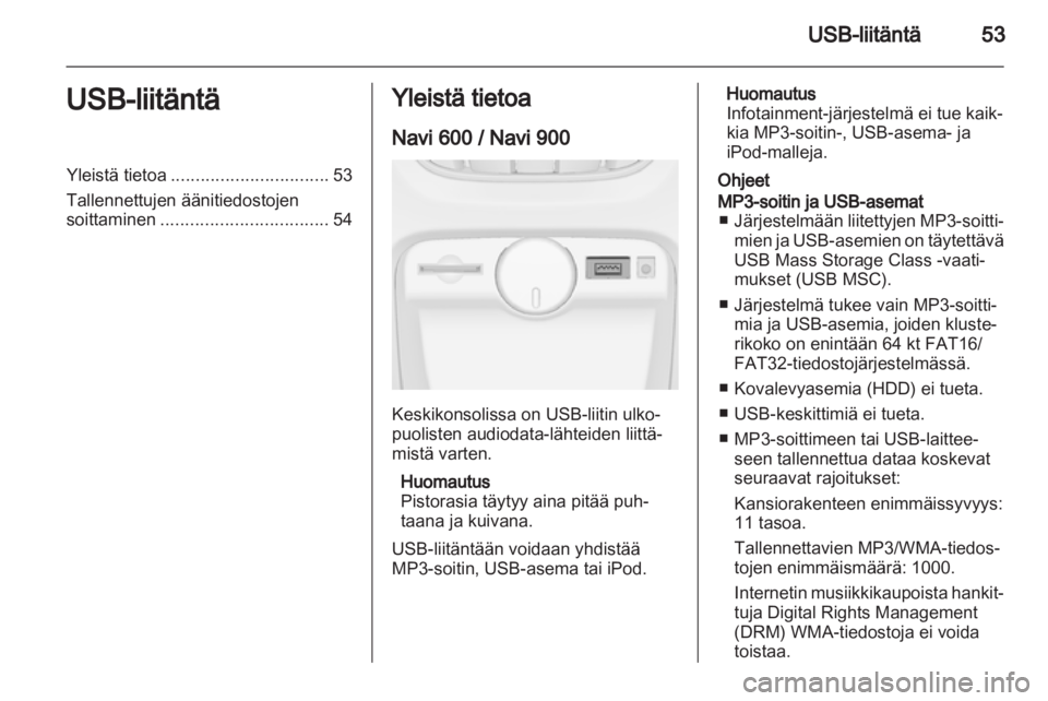 OPEL ASTRA J 2012  Infotainment-ohjekirja (in Finnish) 