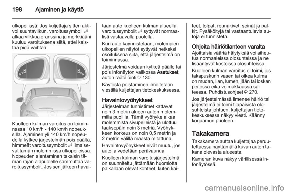 OPEL ASTRA J 2013  Ohjekirja (in Finnish) 