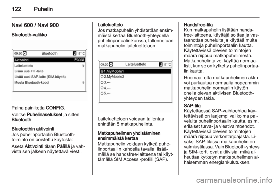 OPEL ASTRA J 2013.5  Infotainment-ohjekirja (in Finnish) 