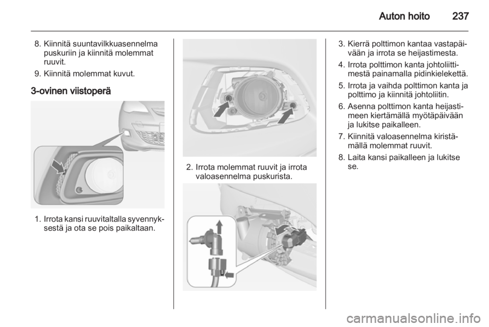 OPEL ASTRA J 2013.5  Ohjekirja (in Finnish) 