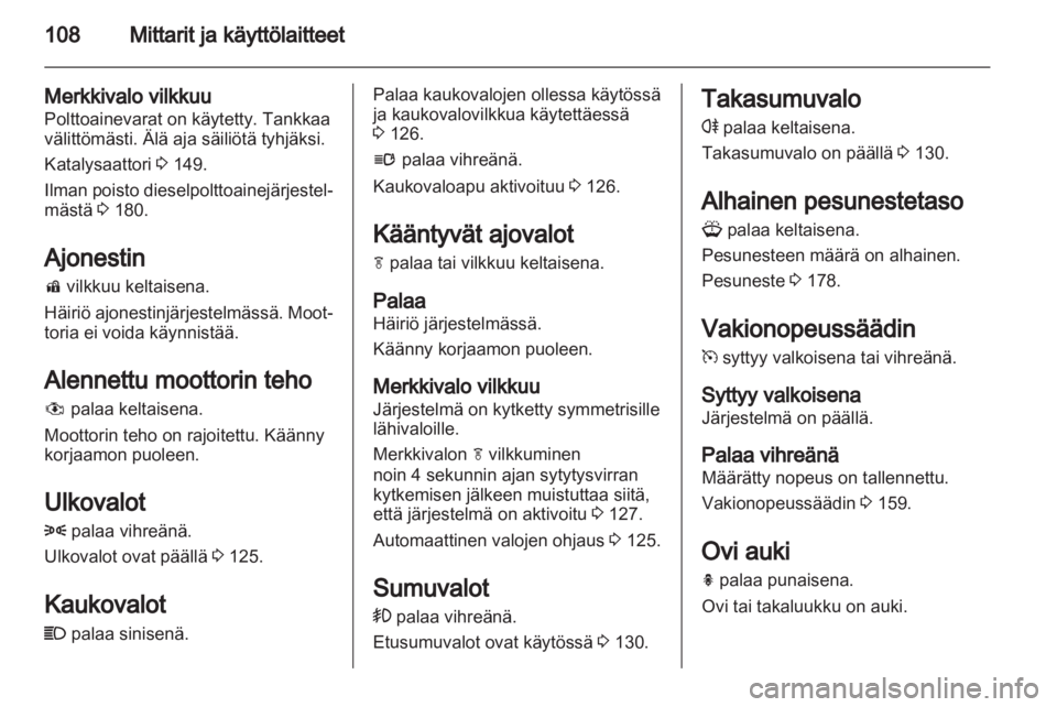 OPEL ASTRA J HB5 & ST 2012  Ohjekirja (in Finnish) 