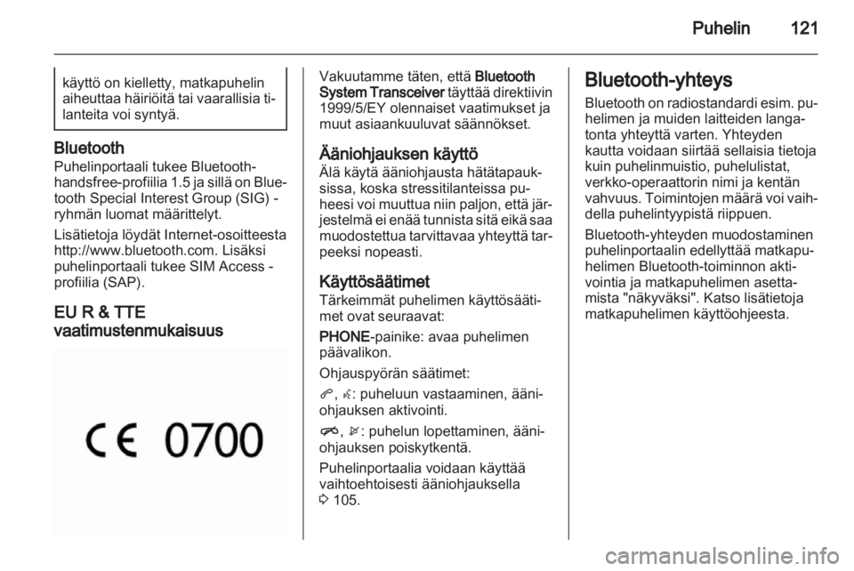 OPEL CASCADA 2013.5  Infotainment-ohjekirja (in Finnish) 