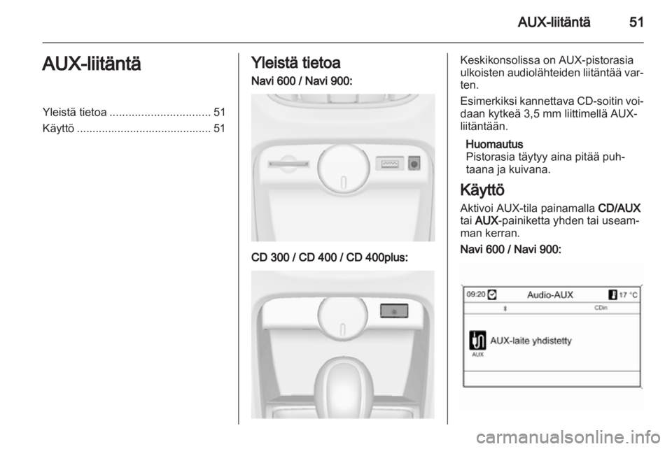 OPEL CASCADA 2013.5  Infotainment-ohjekirja (in Finnish) 