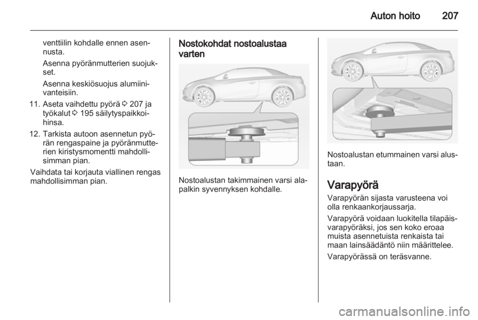 OPEL CASCADA 2013.5  Ohjekirja (in Finnish) 