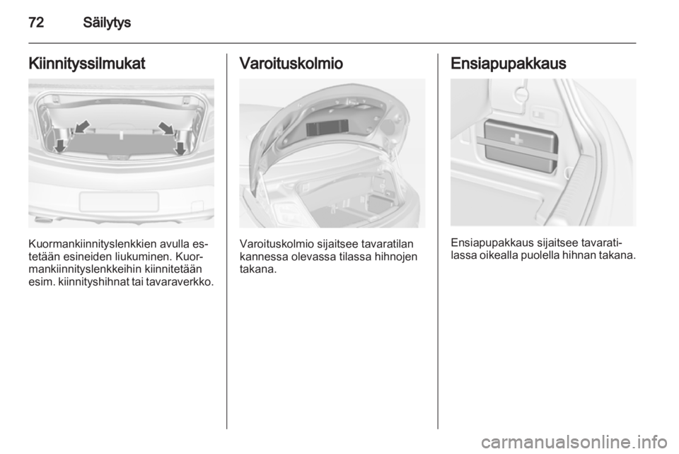 OPEL CASCADA 2013.5  Ohjekirja (in Finnish) 