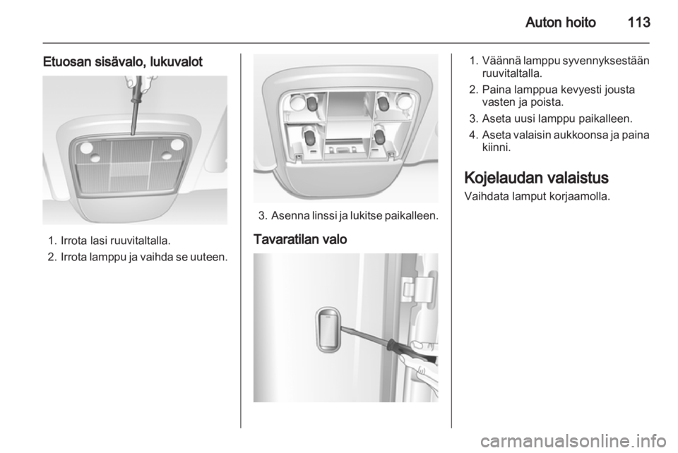 OPEL COMBO 2011.5  Ohjekirja (in Finnish) 