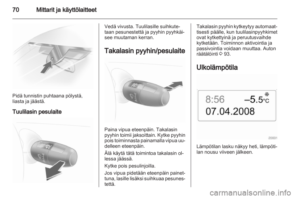OPEL CORSA 2012.5  Ohjekirja (in Finnish) 