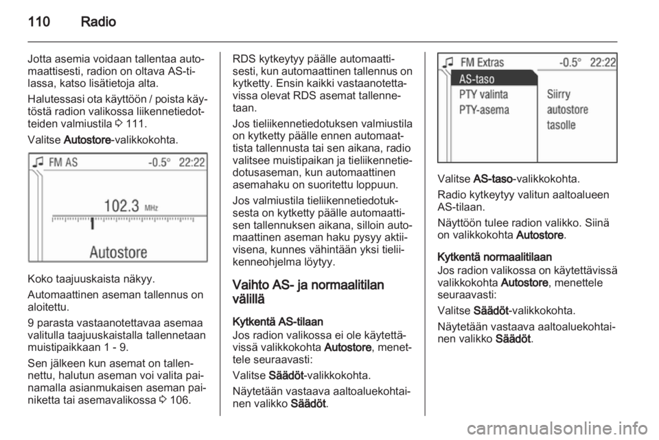OPEL CORSA 2013.5  Infotainment-ohjekirja (in Finnish) 