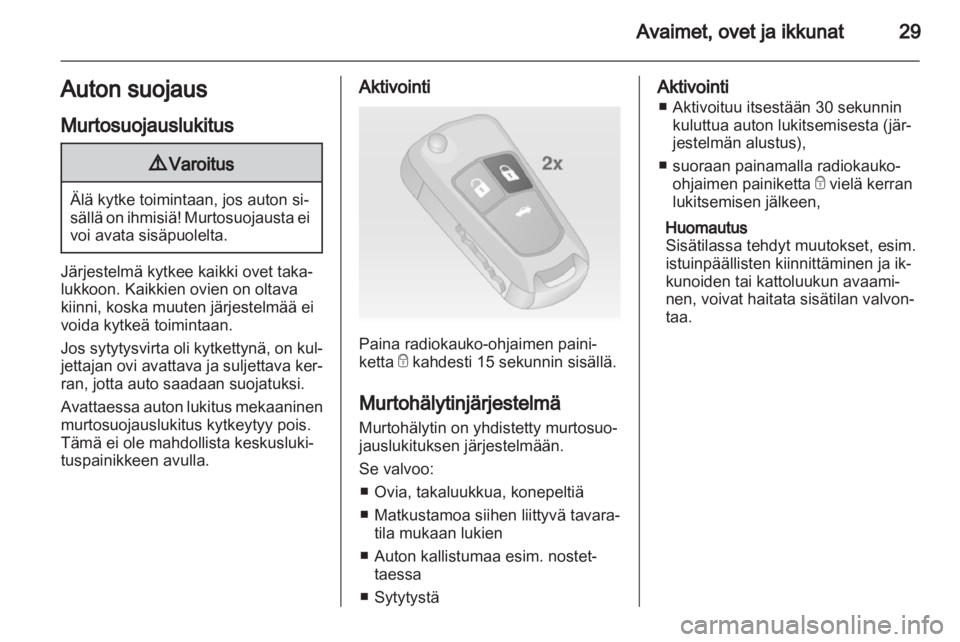 OPEL INSIGNIA 2010  Ohjekirja (in Finnish) 