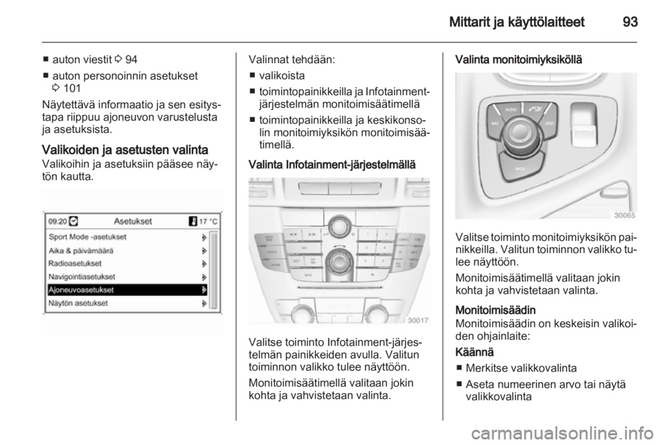 OPEL INSIGNIA 2010  Ohjekirja (in Finnish) 