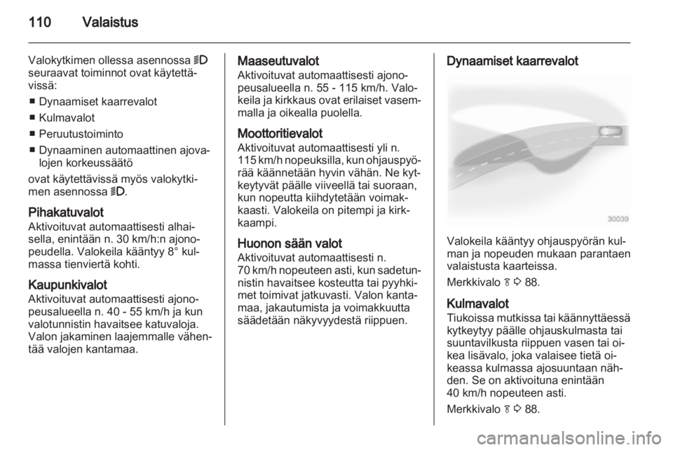 OPEL INSIGNIA 2010.5  Ohjekirja (in Finnish) 