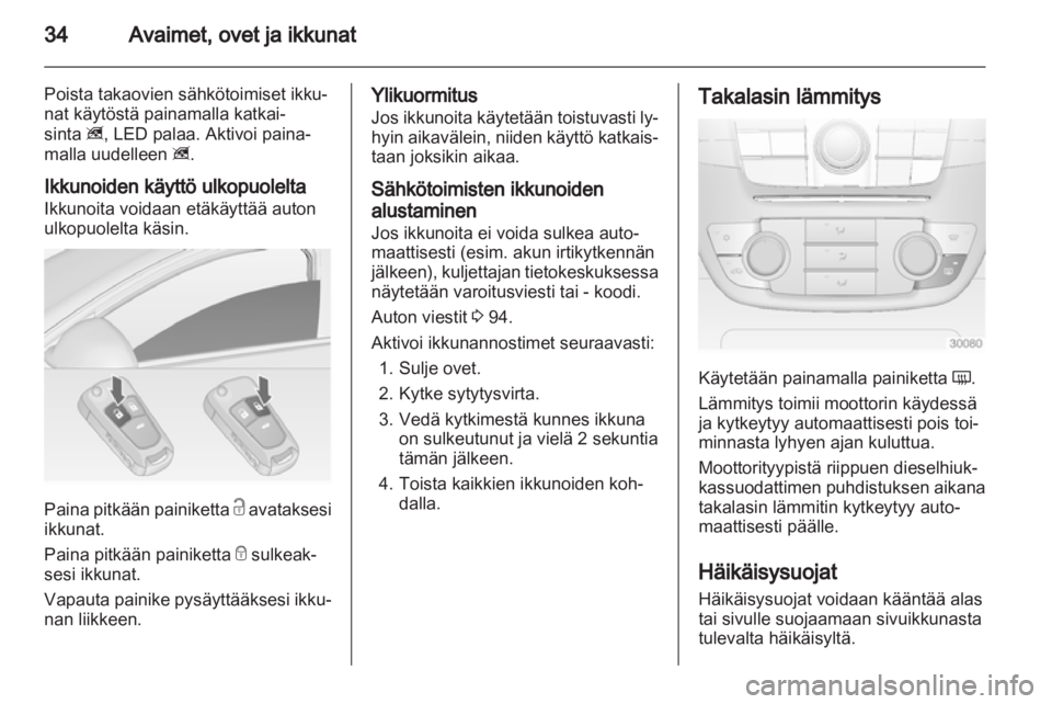 OPEL INSIGNIA 2010.5  Ohjekirja (in Finnish) 