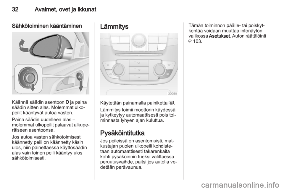 OPEL INSIGNIA 2011.5  Ohjekirja (in Finnish) 