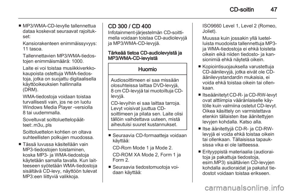 OPEL INSIGNIA 2012  Infotainment-ohjekirja (in Finnish) 