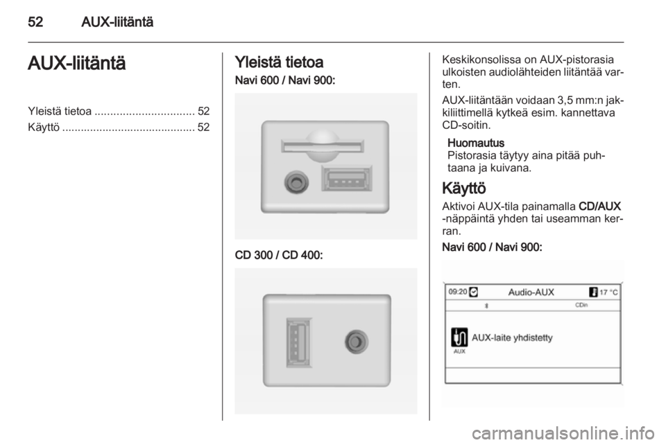 OPEL INSIGNIA 2012  Infotainment-ohjekirja (in Finnish) 