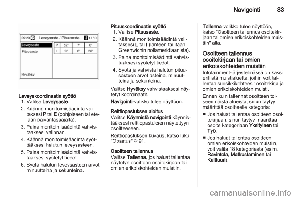 OPEL INSIGNIA 2012  Infotainment-ohjekirja (in Finnish) 