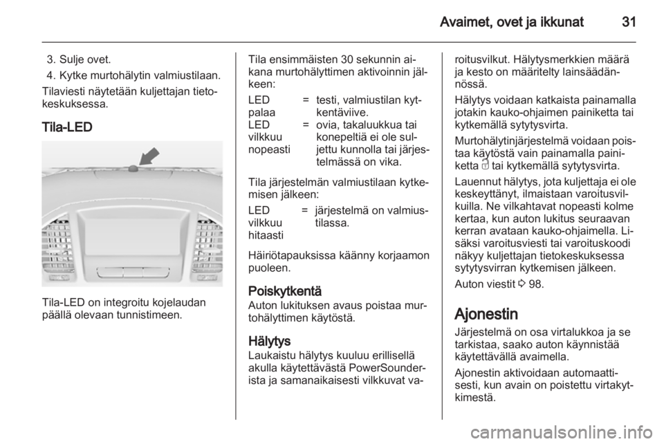 OPEL INSIGNIA 2012  Ohjekirja (in Finnish) 