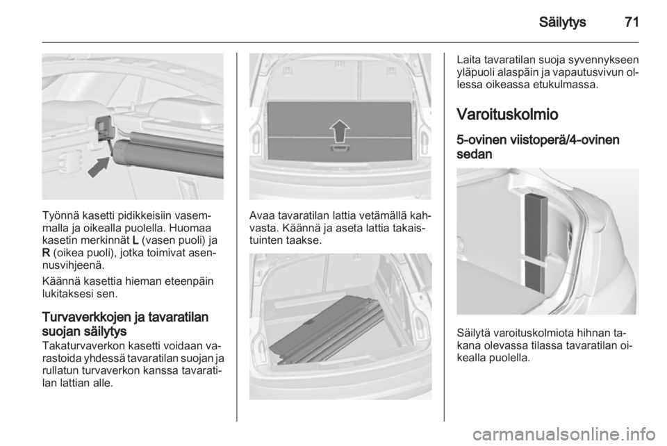 OPEL INSIGNIA 2012  Ohjekirja (in Finnish) 
