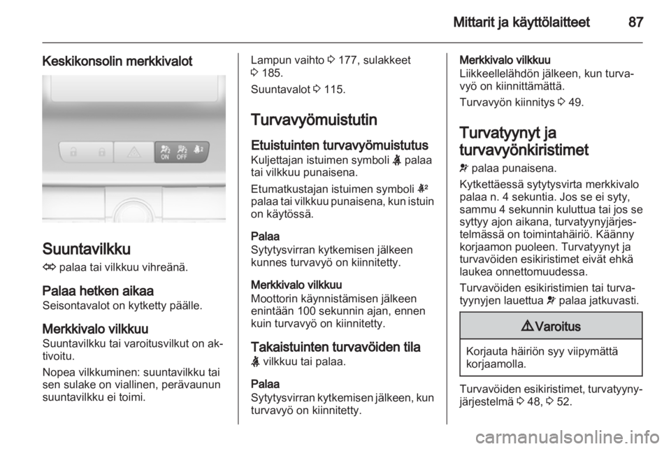 OPEL INSIGNIA 2012  Ohjekirja (in Finnish) 