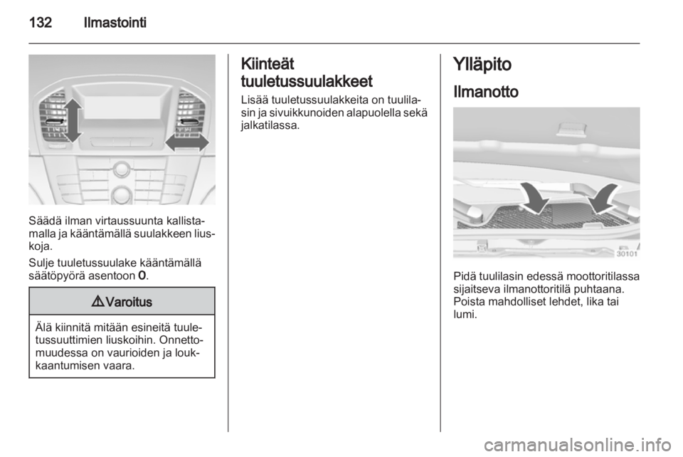 OPEL INSIGNIA 2012.5  Ohjekirja (in Finnish) 