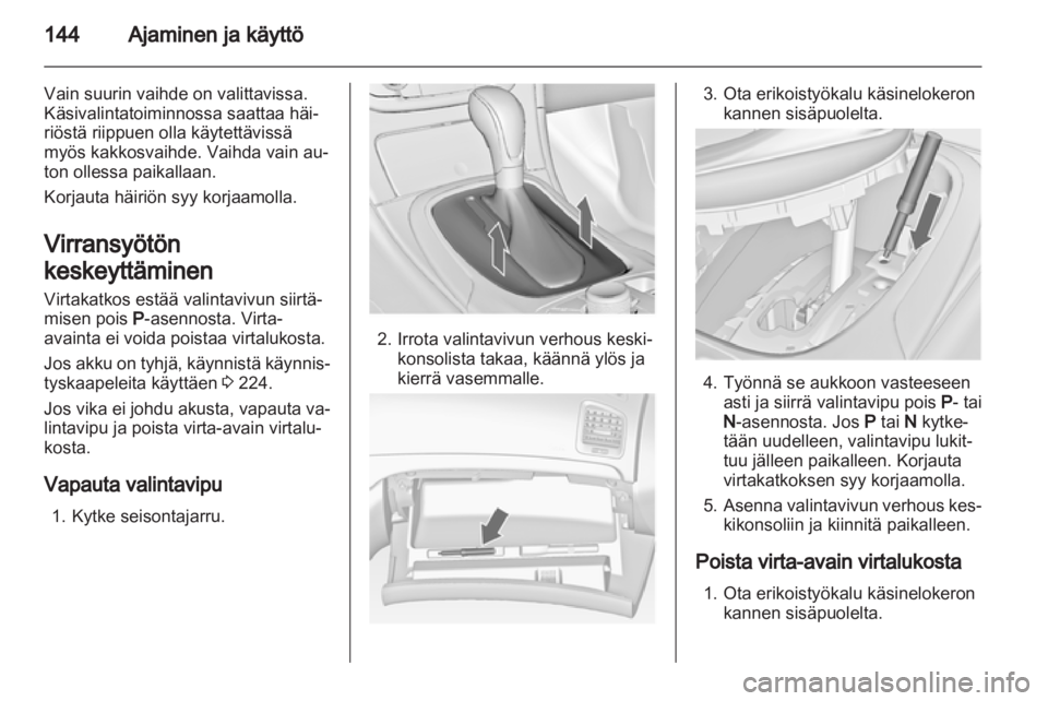 OPEL INSIGNIA 2012.5  Ohjekirja (in Finnish) 