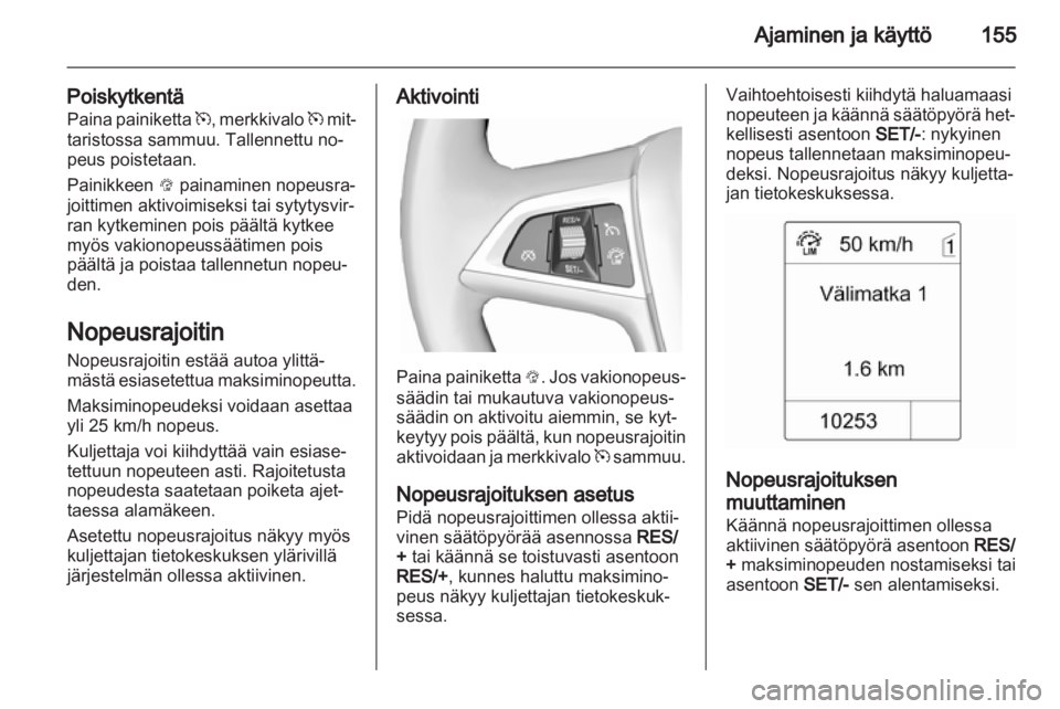 OPEL INSIGNIA 2012.5  Ohjekirja (in Finnish) 
