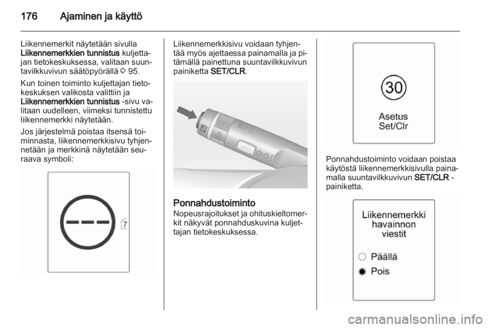 OPEL INSIGNIA 2012.5  Ohjekirja (in Finnish) 