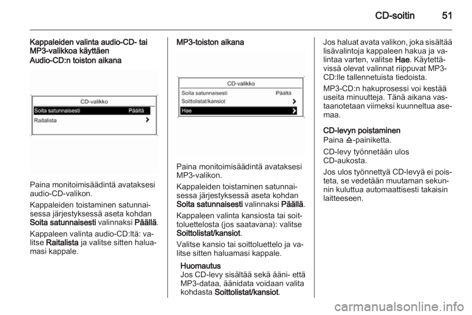 OPEL INSIGNIA 2013  Infotainment-ohjekirja (in Finnish) 