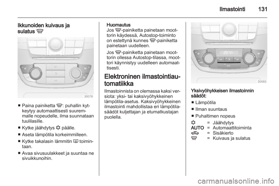 OPEL INSIGNIA 2013  Ohjekirja (in Finnish) 