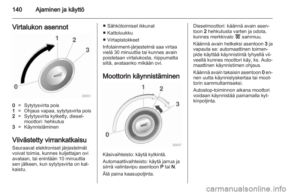 OPEL INSIGNIA 2013  Ohjekirja (in Finnish) 
