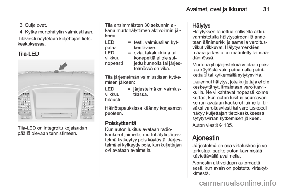 OPEL INSIGNIA 2013  Ohjekirja (in Finnish) 
