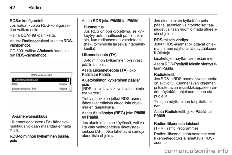 OPEL INSIGNIA 2013.5  Infotainment-ohjekirja (in Finnish) 
