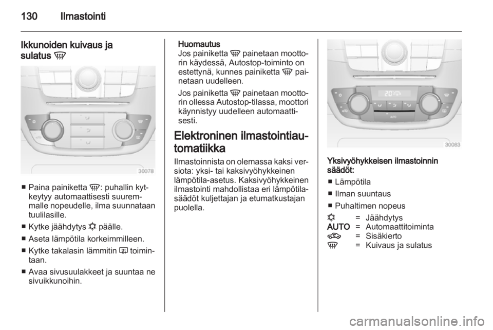 OPEL INSIGNIA 2013.5  Ohjekirja (in Finnish) 