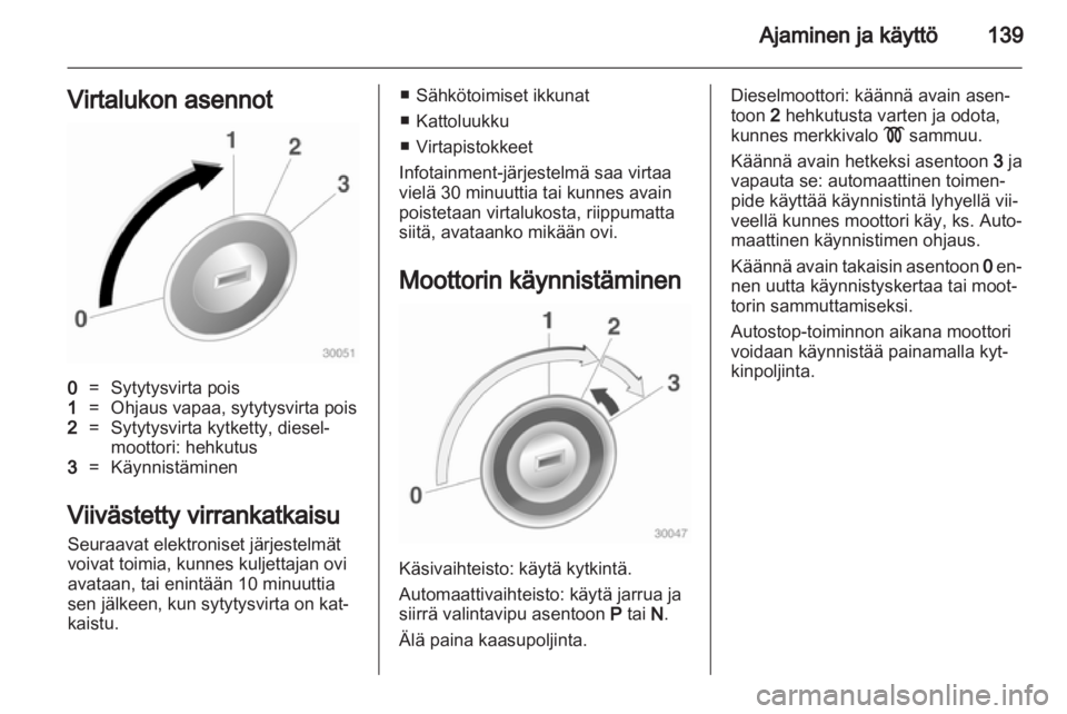 OPEL INSIGNIA 2013.5  Ohjekirja (in Finnish) 
