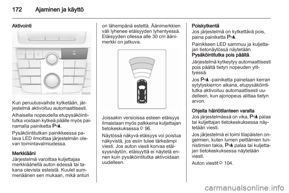 OPEL INSIGNIA 2013.5  Ohjekirja (in Finnish) 